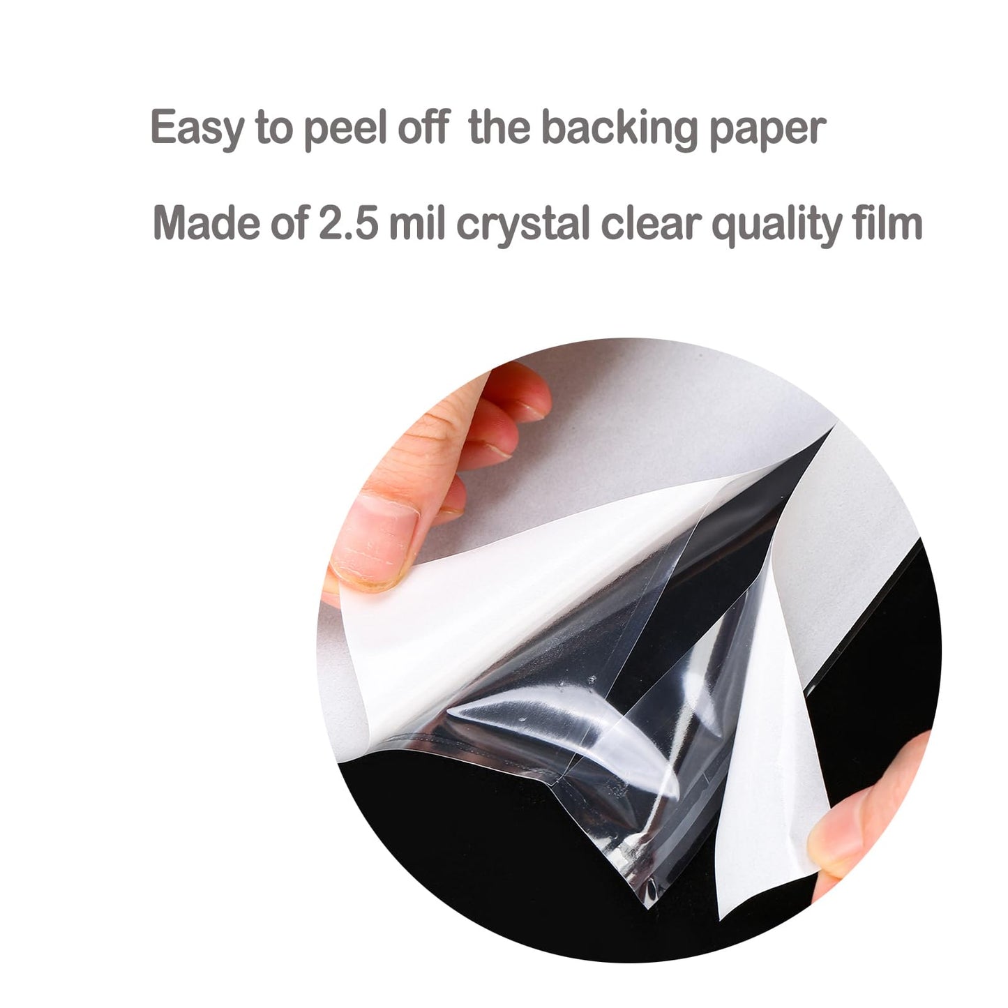 2.5 Mil Premium Clear 9.5'' x 12'' Packing List Envelopes, Adhesive Shipping Label/Documents Pouches/Sleeves for Full Page Letter-size (8.5''x11'') Papers (50 Pack)