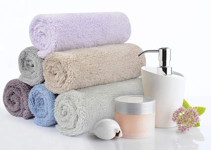 SUNLAND Microfiber Face Cloth Reusable Makeup Remover Facial Cleansing Towel