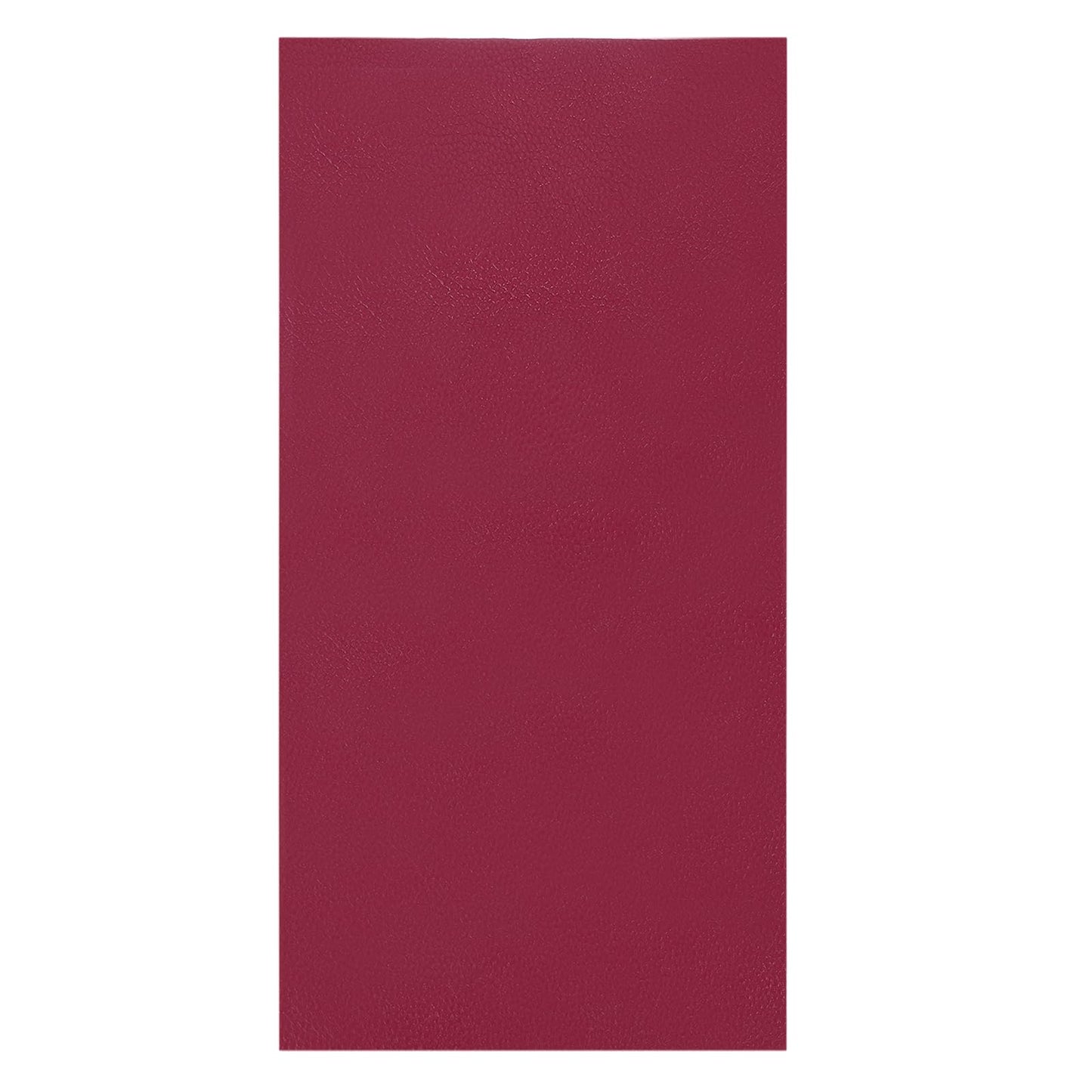 MECCANIXITY Thick Full Grain Leather Sheet, 23.6 x 11.8 Inch Natural Cow Leather 1.5-1.8 mm Fabric Pieces for DIY Craft Furniture Office Belts Notebook Covers,Fashion Red