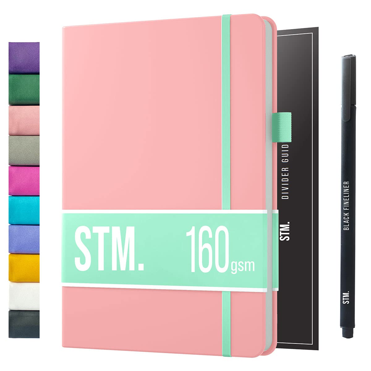 Bullet Dotted Journal Dot Grid Notebook | B5 Daily Journaling Notebooks for Personal Writing, Work, Women | 160gsm Thick Paper, Hard cover, Lay Flat Binding | B5 < 8.5 x 11 Cuaderno Libretas de apuntes
