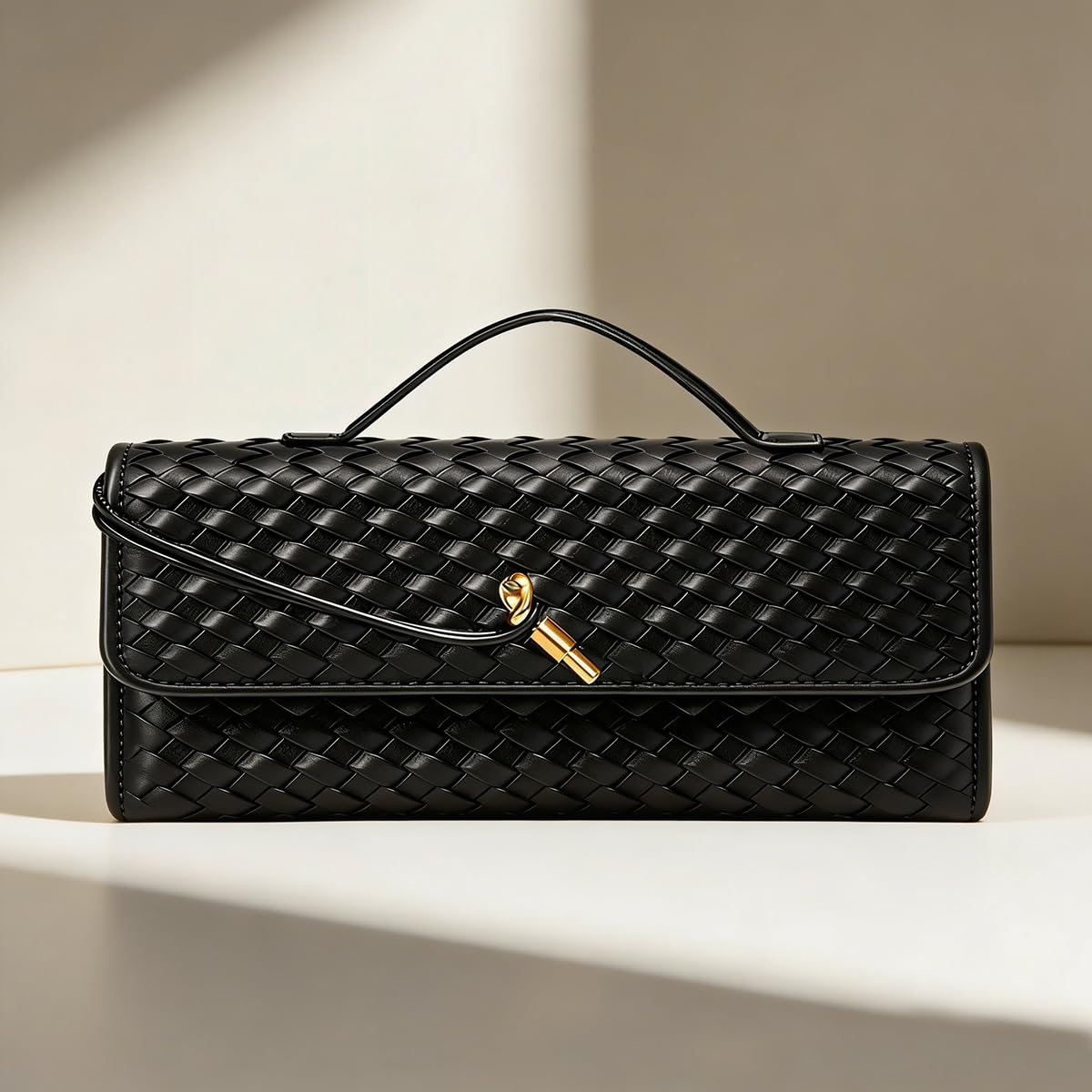 BaiYouDa Evening Clutch Purse for Women Casual Fashion Satchel Shoulder Handbag Vegan Leather Crossbody Bags Dark Green