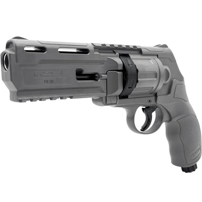 Umarex T4E TR50 Revolver .50 Caliber Training Pistol TR 50 Paintball Gun Marker, Combat Gray