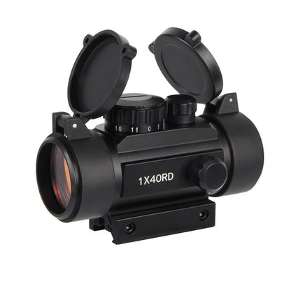 KASENTE 1x40 Red Green Dot Sight Rifle Scope with 20mm / 11mm Picatinny Dovetail Rail Mount