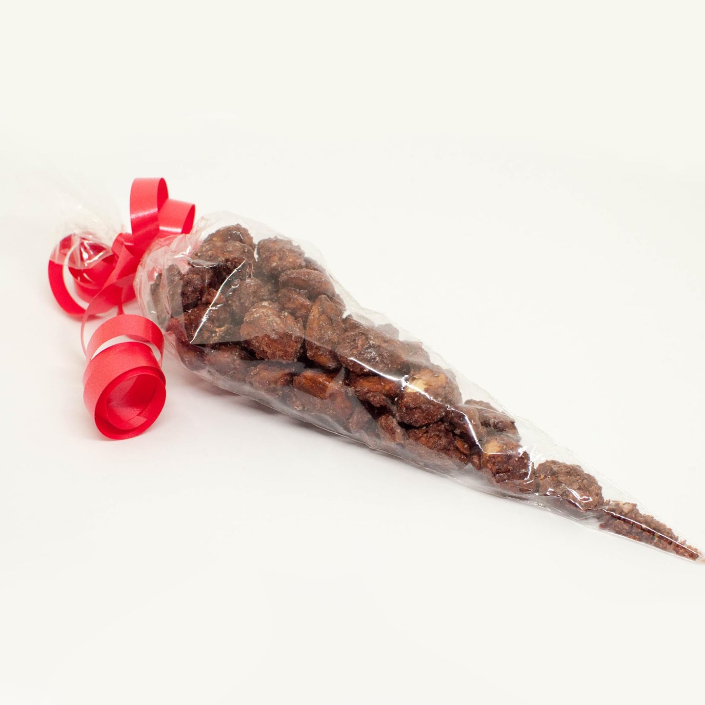 Morepack Cone Cellophane Bags,200 Pieces 6.3"x11.8" Cello Clear Cone Shaped Treat Bags with Twist Ties, Plastic Triangle Bag for Popcorn Favor Candy