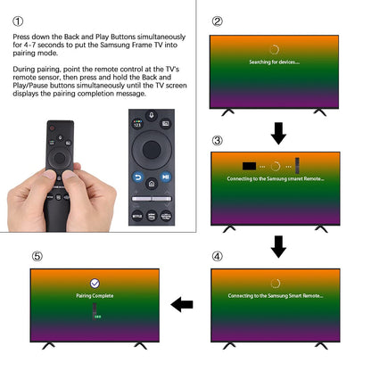 BN59-01357A Replacement Voice Remote Control fit for Samsung Smart TVs Compatible with Samsung QLED Series Smart TV Also BN59-01357F BN59-01357P Full Function Replacement