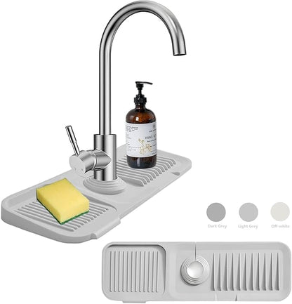 Kitchen Sink Splash Guard Sponge Holder