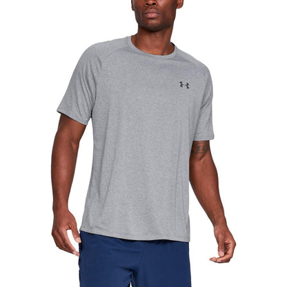 Under Armour Men's Tech 2.0 Short-Sleeve T-Shirt , Steel Light Heather (036)/Black, Medium