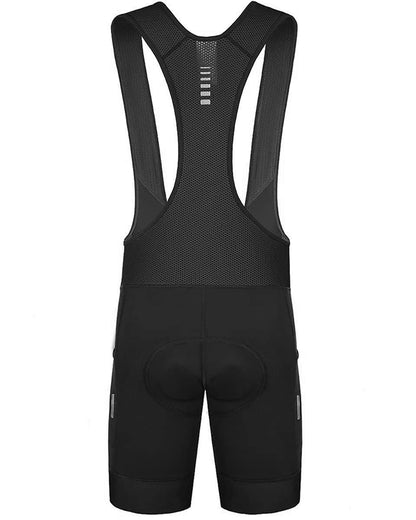 Przewalski Men's Cycling Bike Bib Short with Phone Pockets,4D Padded Breathable Biking Bicycle Bib Tights