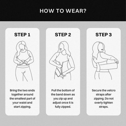 Vapor Define Band - Sweat Waist Trainer with ThermaTech Fabric | Stomach Wrap for Weight Loss & Workouts