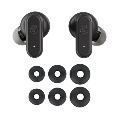 Skullcandy Dime 3 Wireless Earbuds, Bluetooth Headphones, Noise Isolating Fit, Up to 20 Hours Battery, Microphone for iPhone Android, Easy Carry with Integrated Lanyard - Bone
