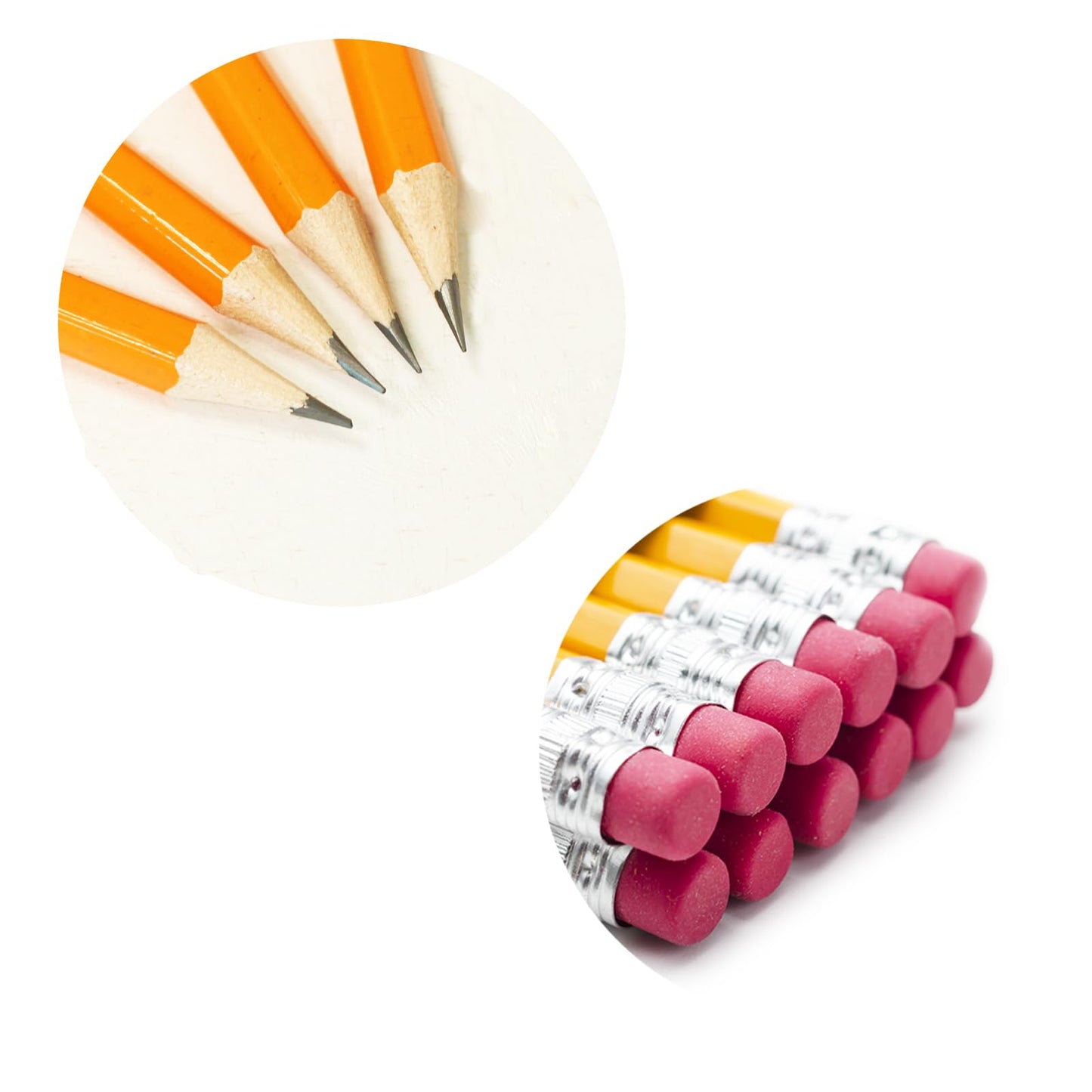 SKKSTATIONERY 360pcs Pre-sharpened Pencils with eraser top, No.2 Wood Pencils Bulk #2 HB pencils Yellow HB Pencil Sketching Drawing Back to School Teacher Supplies 360 counts per box