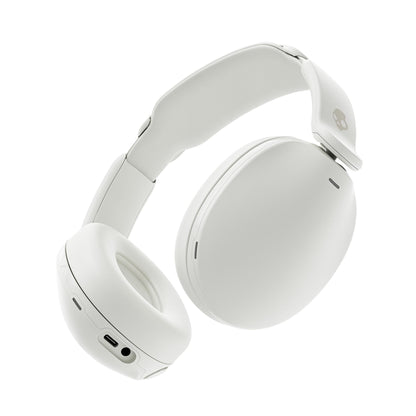Skullcandy Hesh 360 Wireless Over-Ear Bluetooth Headphones, Up to 100 Hours Battery, Noise Isolating Fit, Flat-Folding Collapsible Design, Microphone iPhone Android - Bone