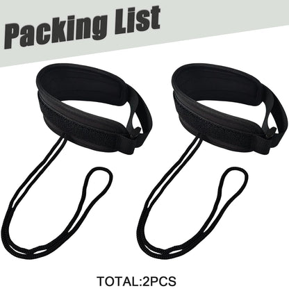 nsgglecher 1Pair Fin Savers, Swim Fin Tethers, Swim Fin Leashes, Ankle Cuff, No Lost Swim Fins While Bodysurfing or Bodyboarding, Suitable for Man and Women