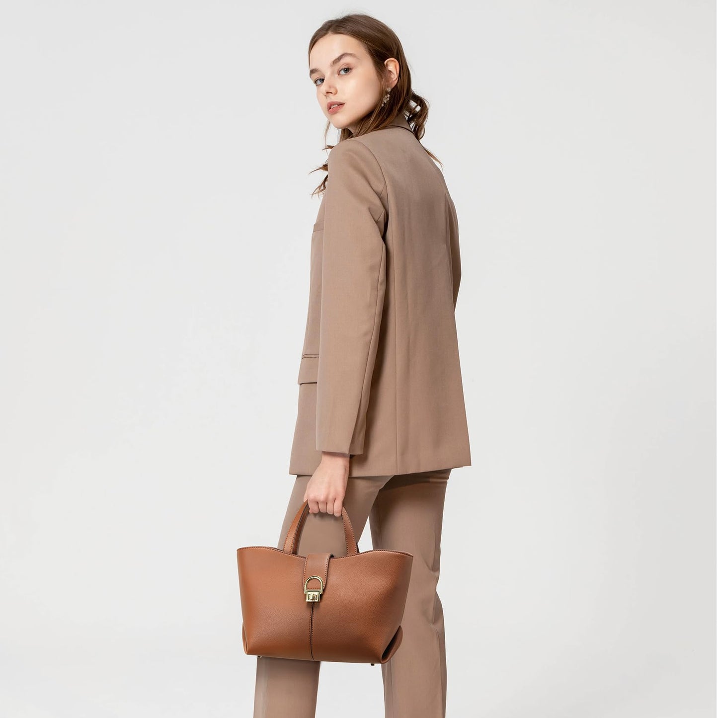 Top Handle Bag Designer Leather Crossbody Bag Handbag Purses,Tote Bag for Women Top-Handle Handbag with Adjustable StrapStrap