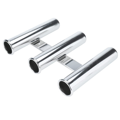 NovelBee 3 Tube Boat Fishing Rod Holder,316 Stainless Steel Fishing Rod Rack for Marine Boat Yacht