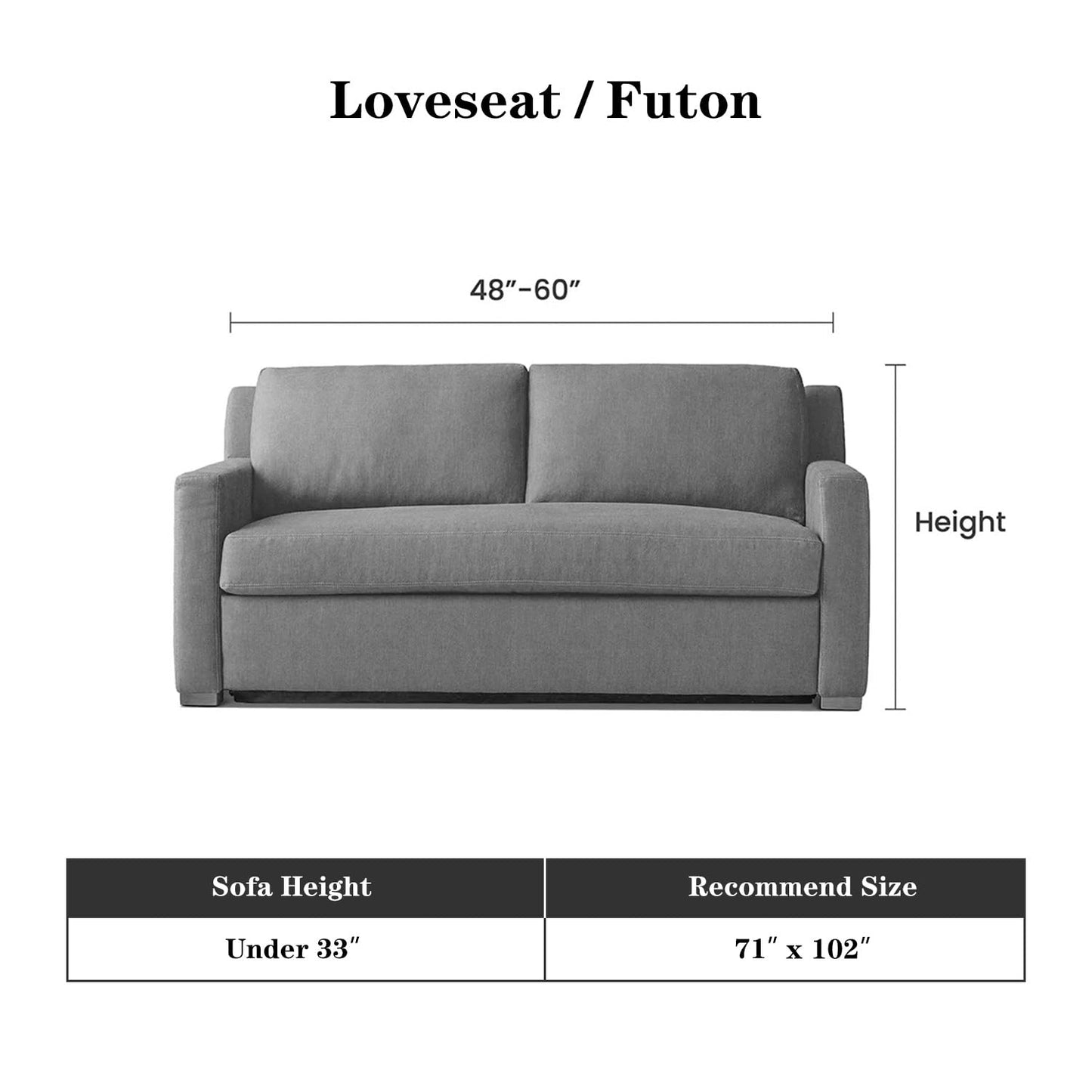 MEETSKY Christmas Couch Cover for Sectional Sofa, Chenille Loveseat Green Sofa Covers Washable for Pet Friendly Snowflake Christmas Tree Decorative Couch Covers, 71" x 102"