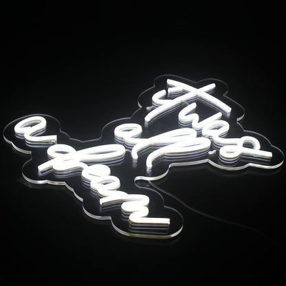 Lucunstar I'M Literally Just A Girl Neon Sign,Pink Led Sign,Led Neon Light for Wall Decor,Light Up Sign for Bedroom,Dimmable Switch USB Connectivity Neon Signs for Girlsroom Decor,Party Light