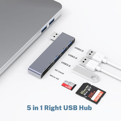 Fidioto USB Hub, 4-Port USB Splitter(1 * 3.0 Hub, 3 * 2.0 Hub) USB Splitter USB Expander for Laptop,Windows PC,Mac,Printer,Flash Drive,Mobile HDD, Notebook PC