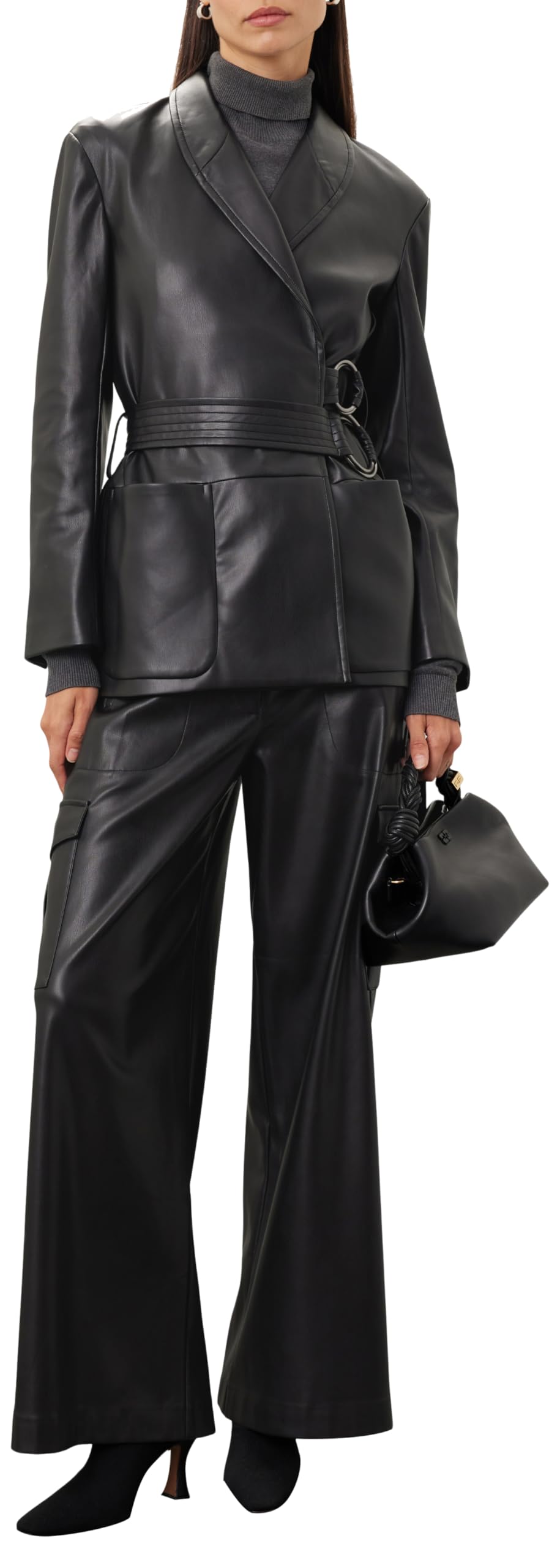 Eudon Choi Collective RTR Design Collective BELTED LEATHER JACKET