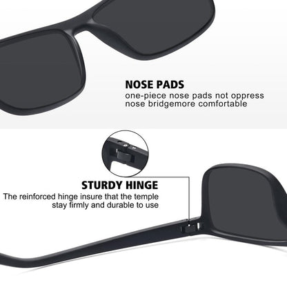 STORYCOAST Polarized Sunglasses for Men Women Classic Square Sports Fishing Running Golf Sun Glasses UV Protection