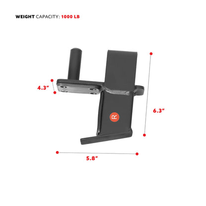 Sunny Health & Fitness J-Hook Attachment for Power Racks and Cages – SF-XFA007