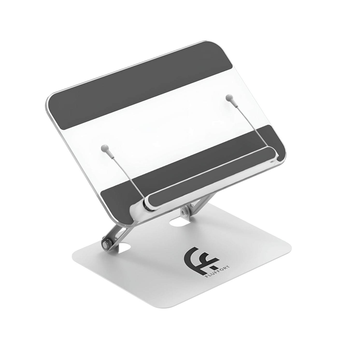 Amazon BESIGN Acrylic Book Stand for Reading, Adjustable Holder with Rotating Base & Page Clips, Foldable Desktop Stand for Textbooks, Cookbooks, Laptops, Tablets, Music Sheets, Recipes