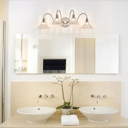 Brushed Nickel Bathroom Vanity Lights Vintage Vanity Lighting Fixtures Pciture Light for Bathroom Bedroom Hallway Living Room