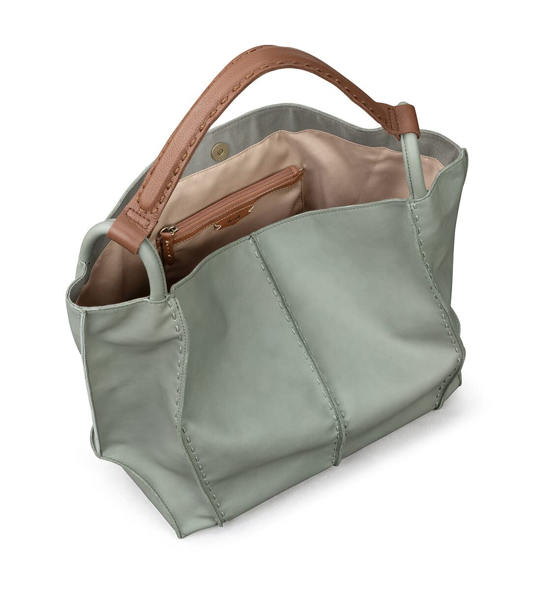 The Sak Los Feliz Large Tote Bag - Premium Leather Handbag With Stylish Design For Everyday, Travel, Beach Bag - Roomy, Durable, Lined Purse With Shoulder Bag Strap, Zipper Pocket