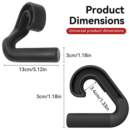 Neutral Grip Pull Up Handles 45° - Angles 90 Grips for Relieve Wrist Stress - Non-Slip Pull Up Grips - for Pull-Ups Deadlifts - Fits Pull Up Bar Grips & Barbells Home Gym Enthusiasts (45°)