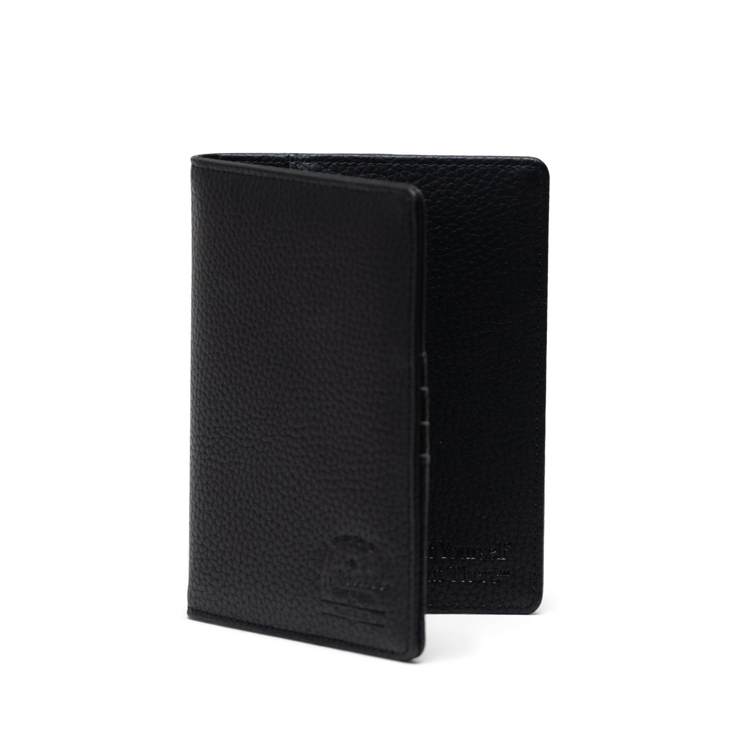 Herschel Supply Co. Raynor Passport Holder Vegan Leather, Black, Standard