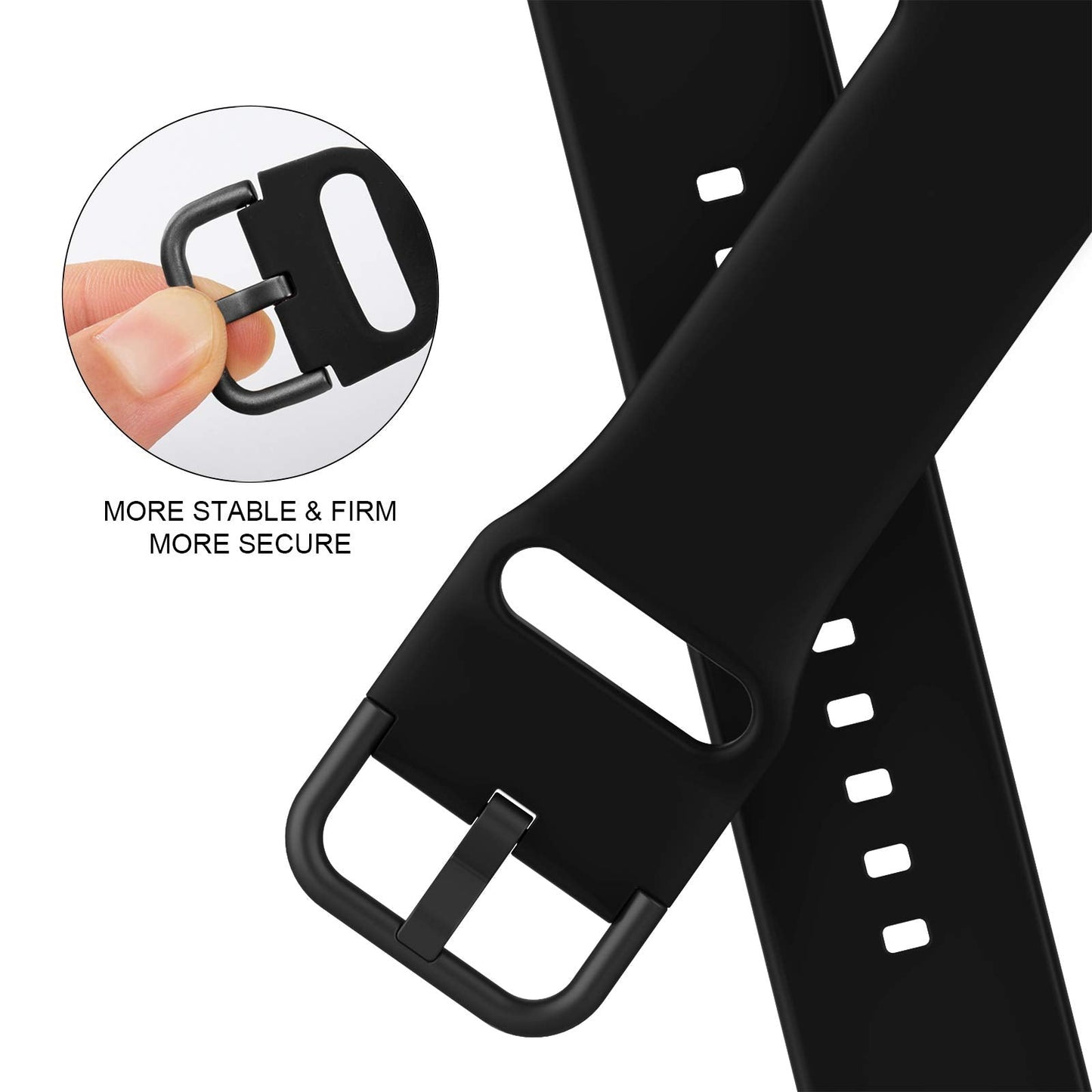 Sport Band Compatible with Apple Watch Bands 49mm 46mm 45mm 44mm 42mm 41mm 40mm 38mm, Soft Silicone Replacement Strap with Classic Clasp for iWatch Series 11 10 9 8 7 6 5 4 3 2 1 SE Ultra Women Men