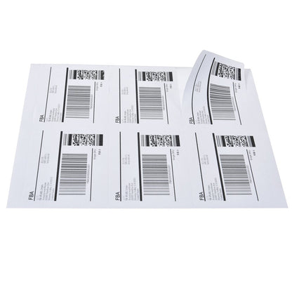 9527 Product 6 up 3-1/3 X 4 Sticker Labels Shipping Address Labels for Laser/Ink Jet Printer,100 Sheets,Total 600 Labels
