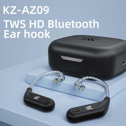 KZ AZ09 Wireless IEM Bluetooth Adapter 5.4 Module Noise Isolation C-pin Bluetooth Headphone for KZ ZS10 PRO/ZS12 PRO X/ZS10 PRO 2/ZSN Pro X/ZSN PRO/EDX PRO/Castor, CCA CRA/C12