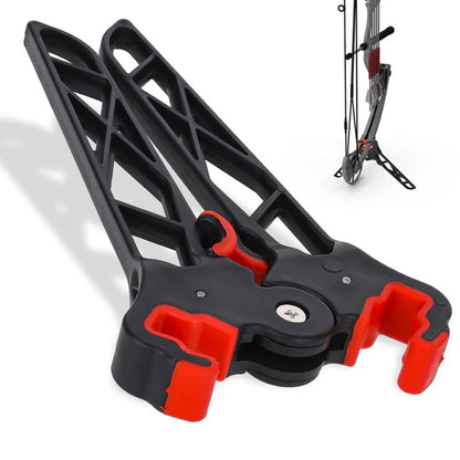 Folding Bow Stabilizer Stand with Removable Bipod for Bowhunting Accessories