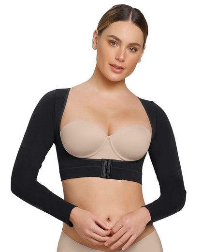 Leonisa SmartShape Vest Seamless Arm Shaper for Women, Upper Body Compression Garment Vest with Posture Corrector