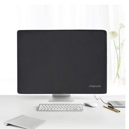 MOSISO Monitor Dust Cover 26, 27, 28, 29 inch Anti-Static Dustproof LCD/LED/HD Panel Case Computer Screen Protective Sleeve Compatible with iMac 27 inch, 26-29 inch PC, Desktop and TV, Black