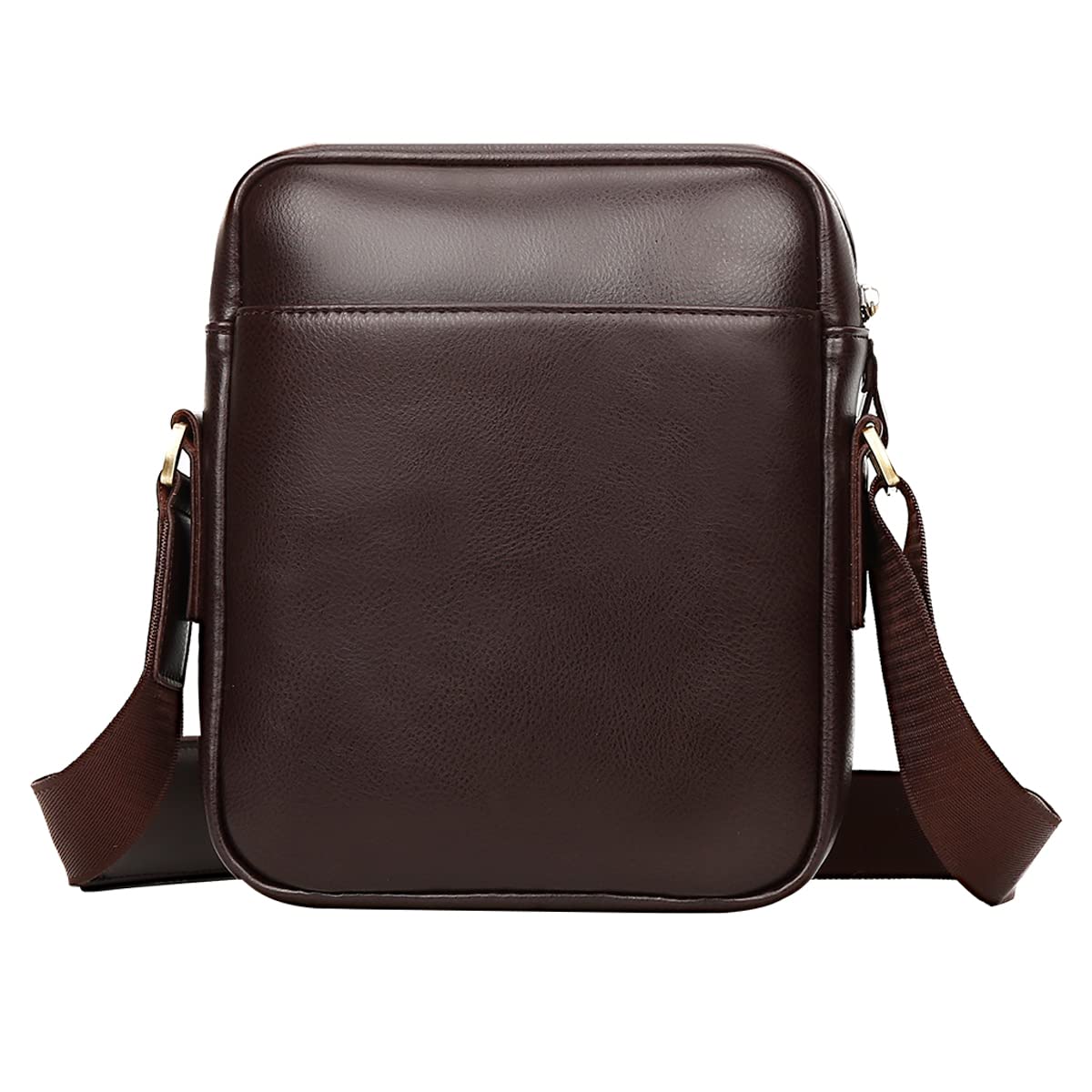 Leathario Crossbody Bag For Men Vegan Leather Shoulder Messenger Purse Sling Satchel Bag For Work Business Travel