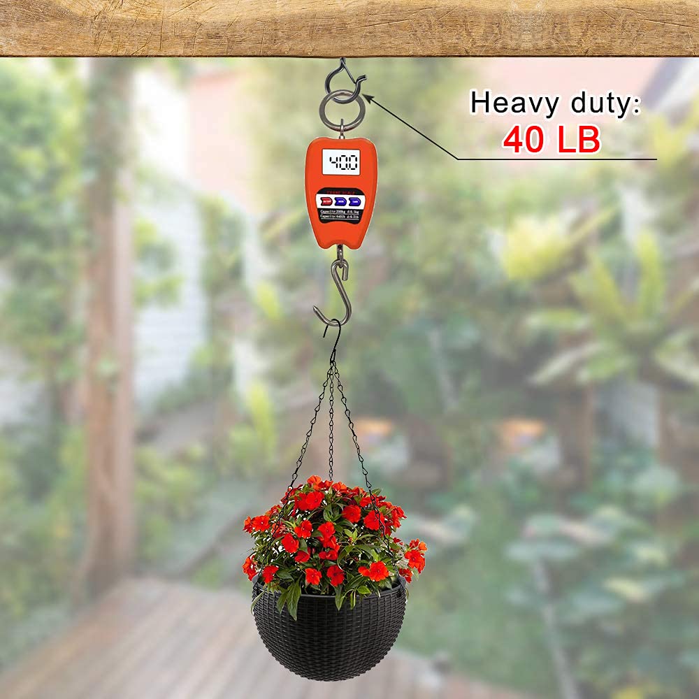 Zzbety 30 PCS Q-Hanger Screw Hooks with Safety Buckle Design, Christmas Lights Hanger Hooks, Easy to Release, Include 1 Wing Nut Driver