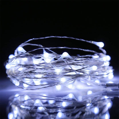 yongzhenlite 4 Pack Battery Operated Dewdrop Led Lights,Indoor Mini Fairy Lights with Timer Function,for Christmas and Halloween Lighting Decoration,6 Hours on/18 Hours Off,30 Count LEDs,10 Feet