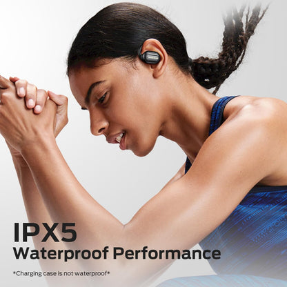 Monster Open Ear Headphones Touch Screen Earbud, Open Touch Pro 100 Wireless Earbuds Support TF Card, Bluetooth Earbuds with ENC Clear Talk, Multiple EQ Modes, Comfort Earhooks, IPX5, 30H Playback