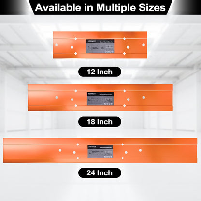 Kbiykuy Sheet Metal Bender Folding Tool, 12 Inch Hand Seamer for HVAC Ductwork, Roofing & Metal Panels, 3/8" & 1" Fold Depth, Heavy Duty Steel Brake with High-Visibility Orange Finish
