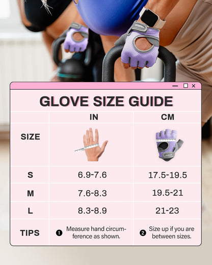 VINSGUIR Workout Gloves for Women and Men, Breathable Weight Lifting Gloves for Gym Exercise, Fitness, Training, and Cycling, with Excellent Grip and Cushion Pads