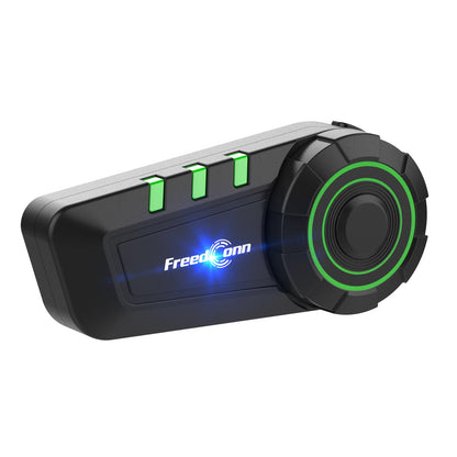 FreedConn Motorcycle Bluetooth Headset KY Bluetooth Helmet Intercom Motorcycle Communication Systems with CVC Noise Cancellation Stereo Music IP65 for Full/Half Face Helmet Basic Single People Use