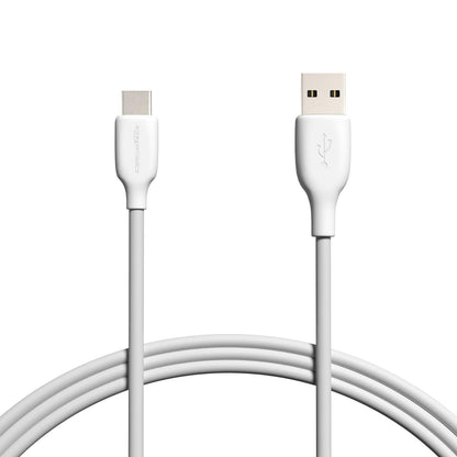 Amazon Basics 2-Pack USB-C to USB-A 2.0 Fast Charger Cable, 480Mbps Speed, USB-IF Certified, for Apple iPhone 16/15, iPad, Samsung Galaxy, Tablets, Laptops, 1.8 m, Black