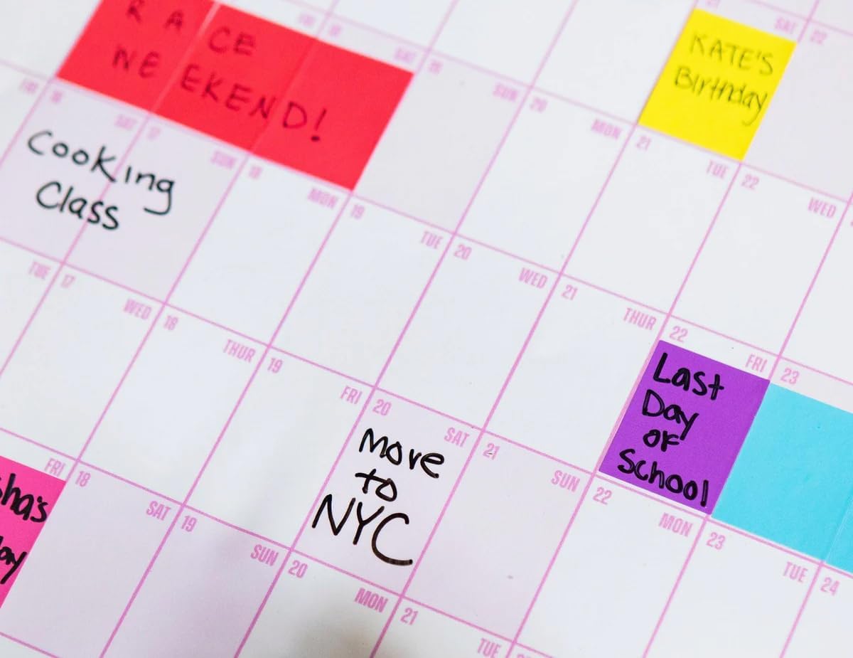 The Big A## Calendar Full-Year Wall Calendar – 2026 Dry-Erase – Includes 1 Marker & 100 Labels – Lightweight, Easy to Hang Yearly Calendar – Year at a Glance – Plan Big Goals & Adventures – Pink