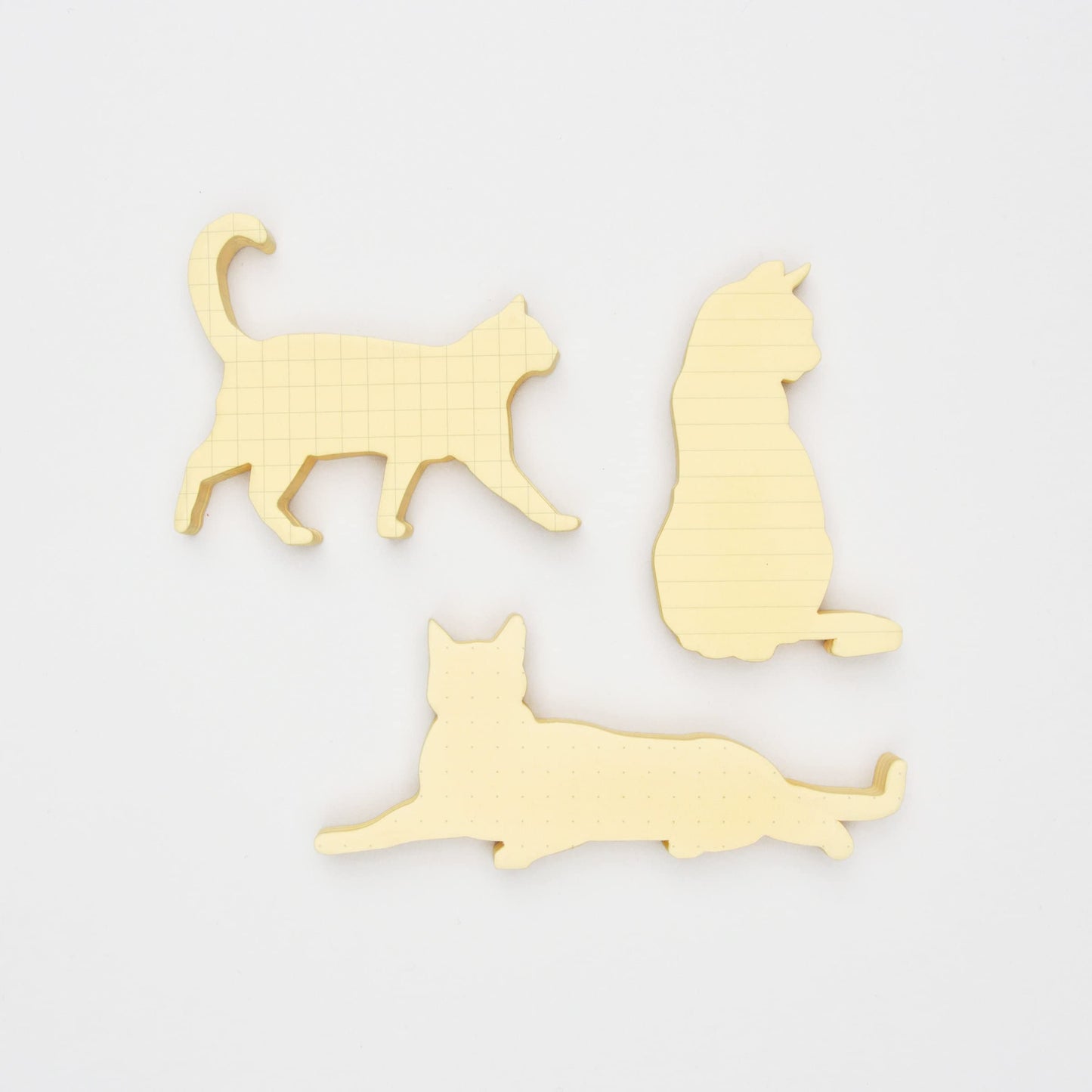 Good Design Cat Sticky Notes - Cat Gifts For Women - Office School Stationery & Home Desk Accessories - Novelty Sticky Pads - Desk Organiser - Teacher Gifts For Women - Dotted Lined Grid Notes