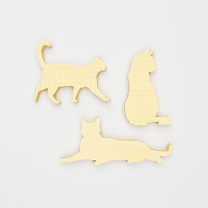 Good Design Cat Sticky Notes - Cat Gifts For Women - Office School Stationery & Home Desk Accessories - Novelty Sticky Pads - Desk Organiser - Teacher Gifts For Women - Dotted Lined Grid Notes