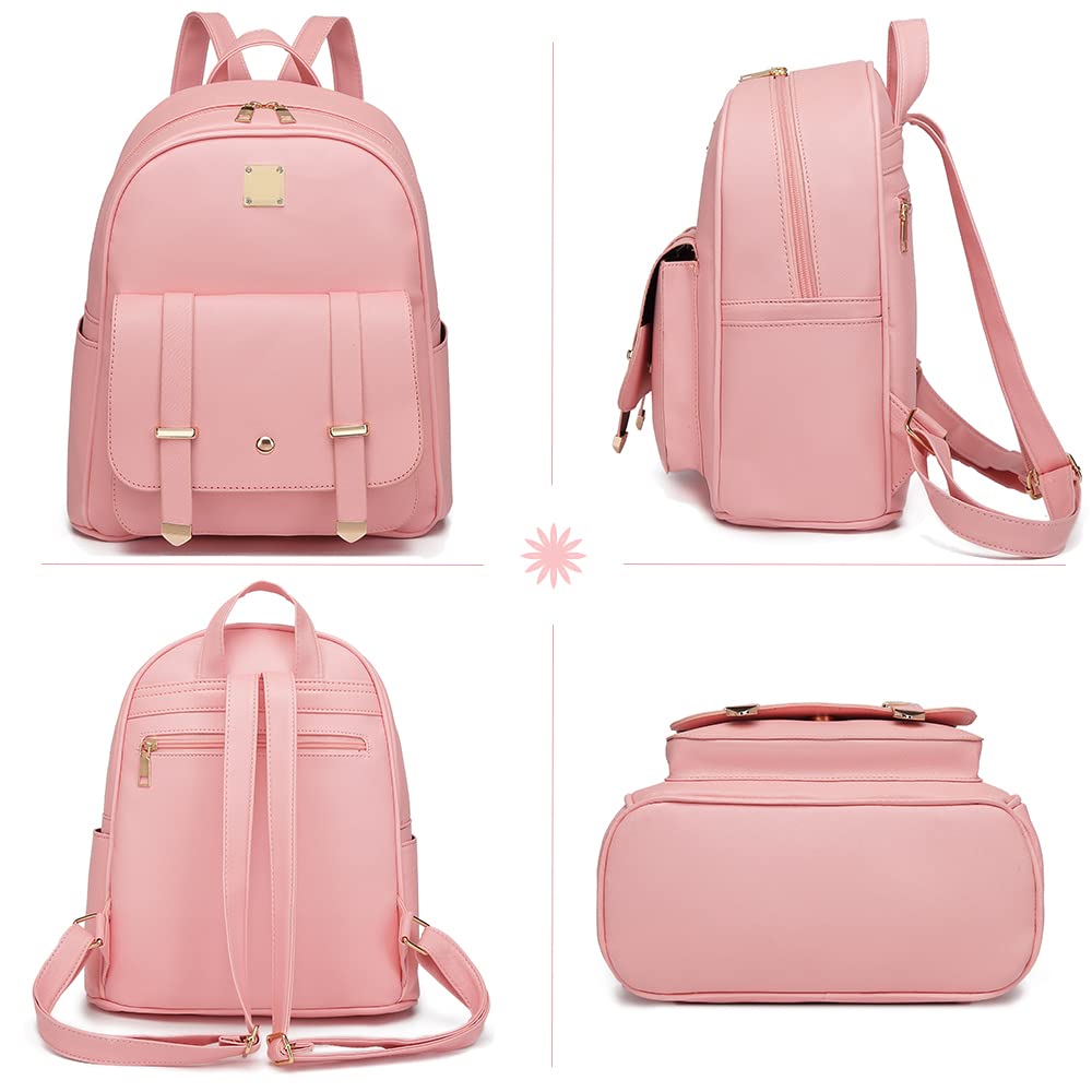 MACCINELO Girls Fashion Mini Leather Backpack Purse for Women Cute Small Backpack for Ladies Shoulder Bag over 5 years old