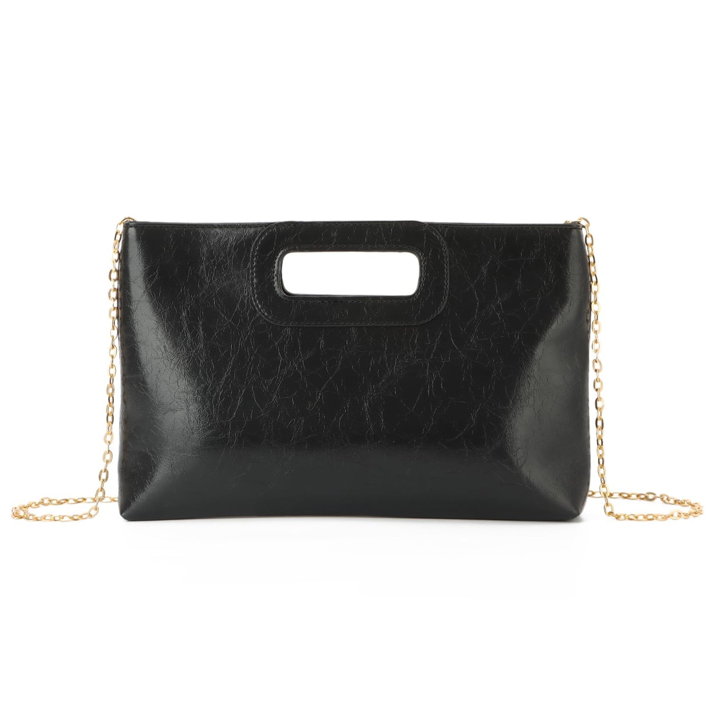 Freie Liebe Clutch Purses for Women PU Leather Evening Clutch Bag Fashion Handbags for Wedding, Cocktail, Prom with Chain