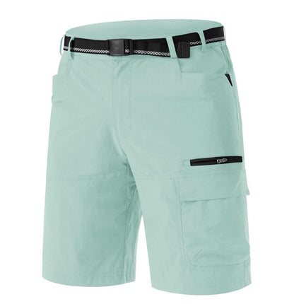 TACVASEN Mens Shorts 10" Dress Golf Outdoor Lightweight Quick Dry Summer Casual Fishing Travel Shorts with Zipper Pockets Lake Blue 32